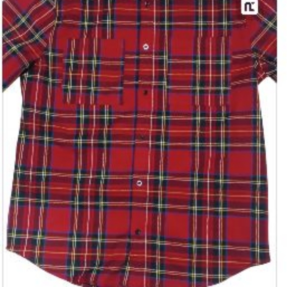 Disney x Forever 21 Mickey Mouse Red Plaid Shirt Size Medium - Picture 2 of 6